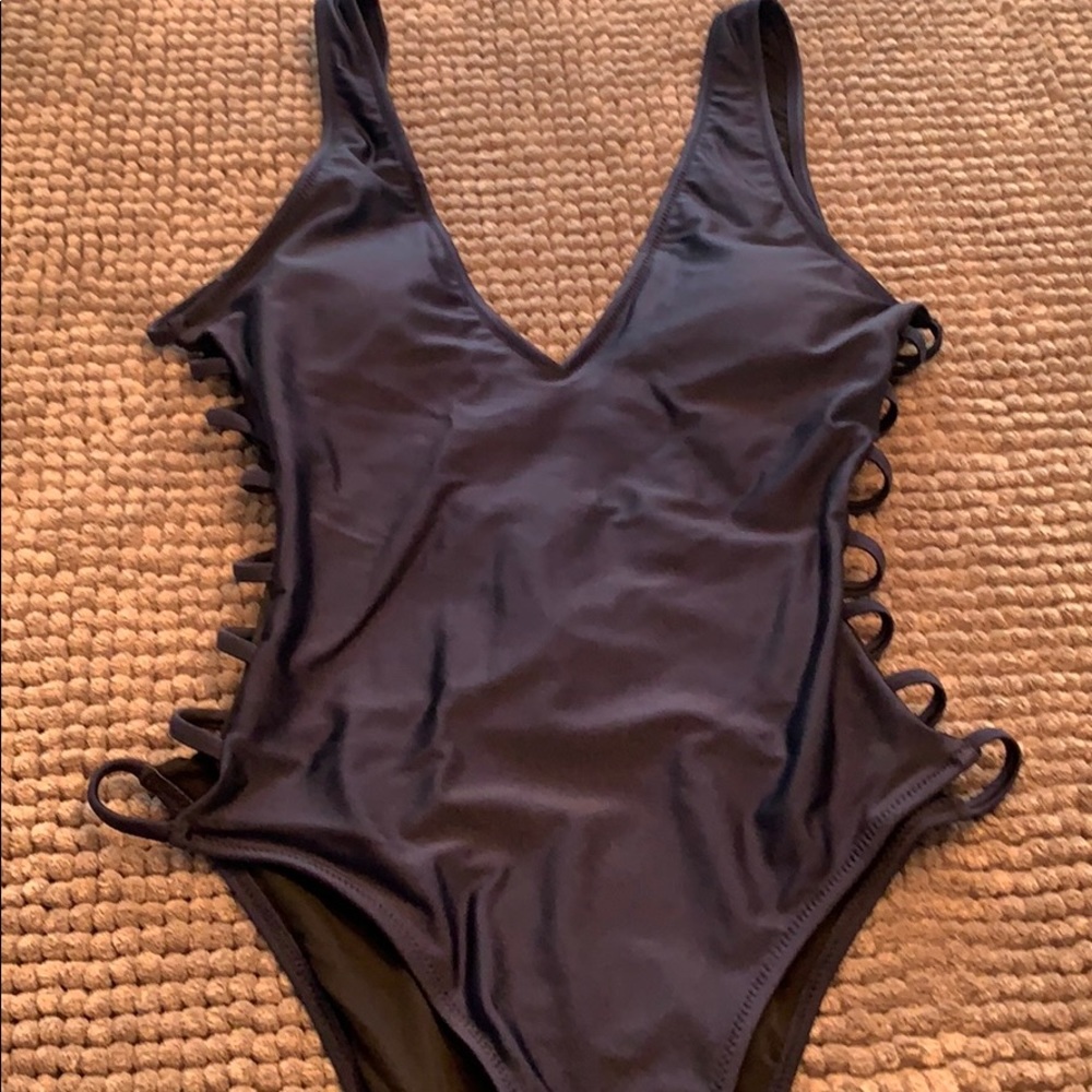 Navy one-piece Swimsuit